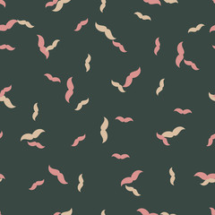 seamless background: mustache