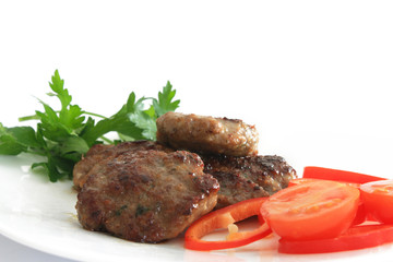 meatball with tomatoes