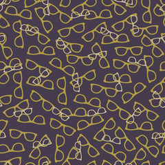 seamless background: glasses