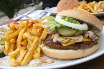 mushroom burger