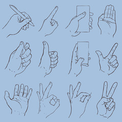 hand gesture collection