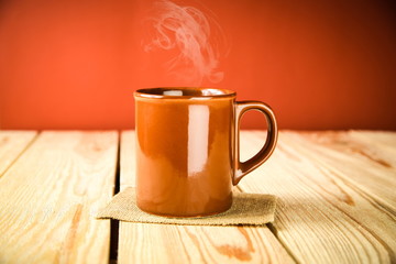 Cup on the table