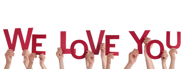 Hands Holding We Love You © Nelos