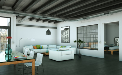 modernes Loft