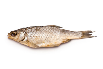 Dried Fish isolated on white