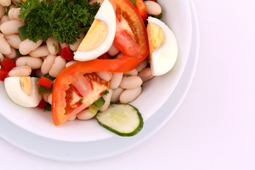 Fasulyelli Piyaz Salad