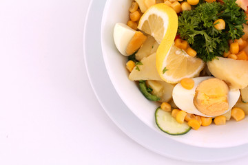 Potato , Egg & Corn Salad