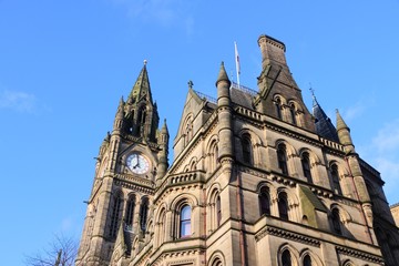 Fototapeta na wymiar Manchester, England - City Hall