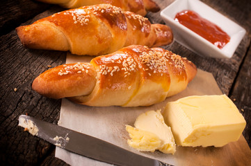 Butter croissants