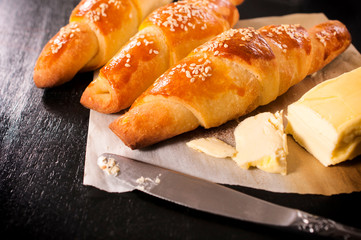 Butter croissants