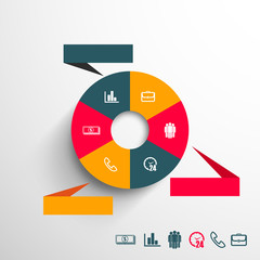 infographic elements for print or web design