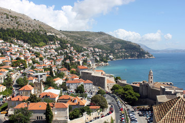 Obraz premium View of Dubrovnik, Croatia