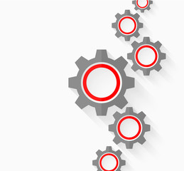 Background with gears
