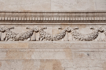 Detail of the Altare della Patria. Rome.