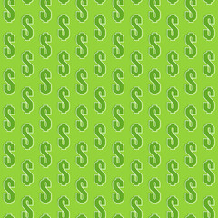 seamless background with dollar signs