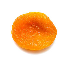 apricots on a white background