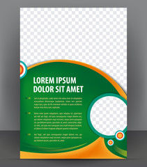 Vector brochure, flyer, magazine, cover empty template