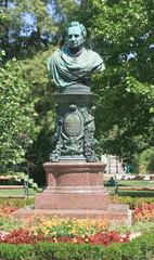 Andreas Tselinka monument - the mayor of Vienna, initiated the c
