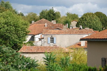 Fototapeta na wymiar Les maisons de Vendoire
