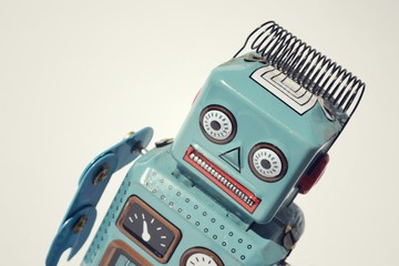 Vintage tin toy robot