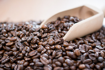 Roasted coffee beans