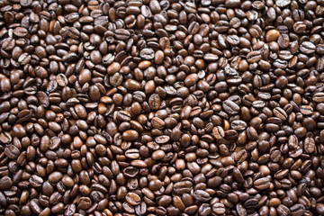 Roasted coffee beans