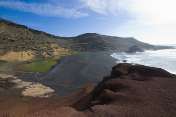 Volcanic crater