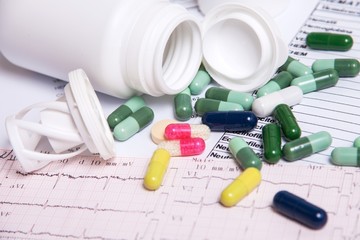 Colored pills for effective treatment