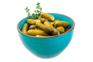 Marinated cucumbers