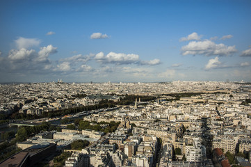 A view of Paris in France