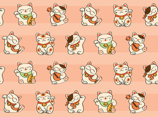Maneki Neko Pattern