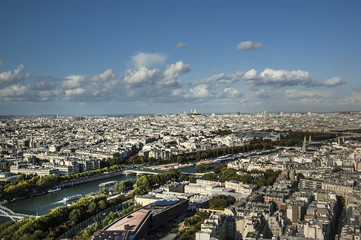 A view of Paris in France