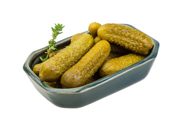 Marinated cucumbers