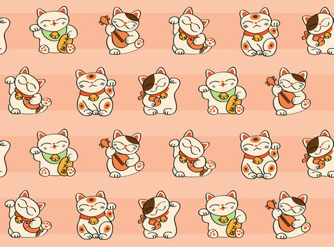 Maneki Neko Pattern