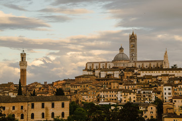 Fototapeta na wymiar Panorama Siena