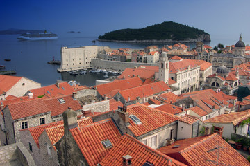 Fototapeta premium Dubrovnik Red Roofs