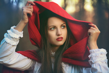 Dark tones Little red riding hood
