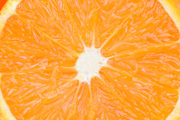 Photo of an orange close up