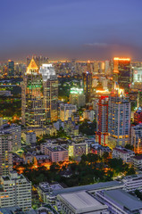 Obraz premium Modern Commercial City (Bangkok)