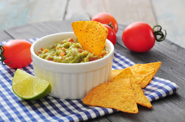 Mexican guacamole sauce