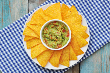 Mexican guacamole sauce