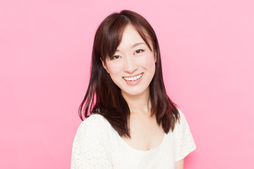 Fototapeta premium 喜ぶ女性