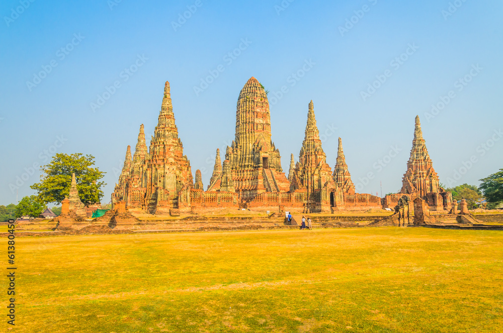 Canvas Prints Wat Chai Watthanaram temple in ayutthaya Thailand