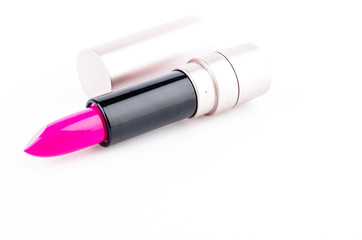 Lipsticks isolated white background