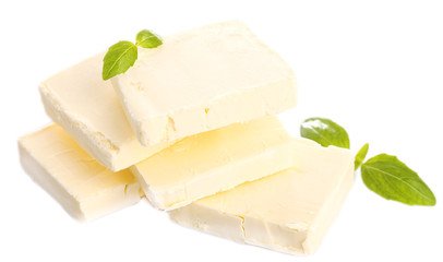 Tasty butter isolated on white