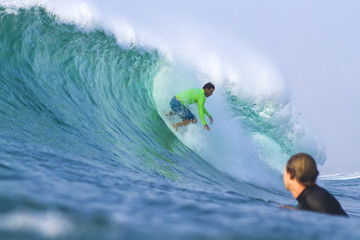 Surfing a wave