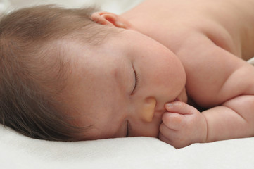 Newborn baby sleeping