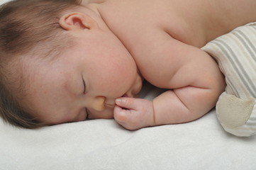 Newborn baby sleeping