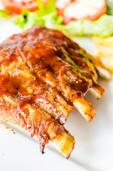 Grilled Ribs meat steak