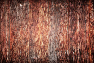 Dirty old wooden red.